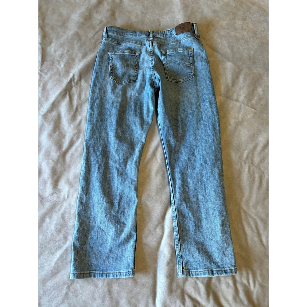 Lee Premium Select Regular Boys Husky Jeans Light Wash Blue Size 14 Husky - Picture 2 of 6